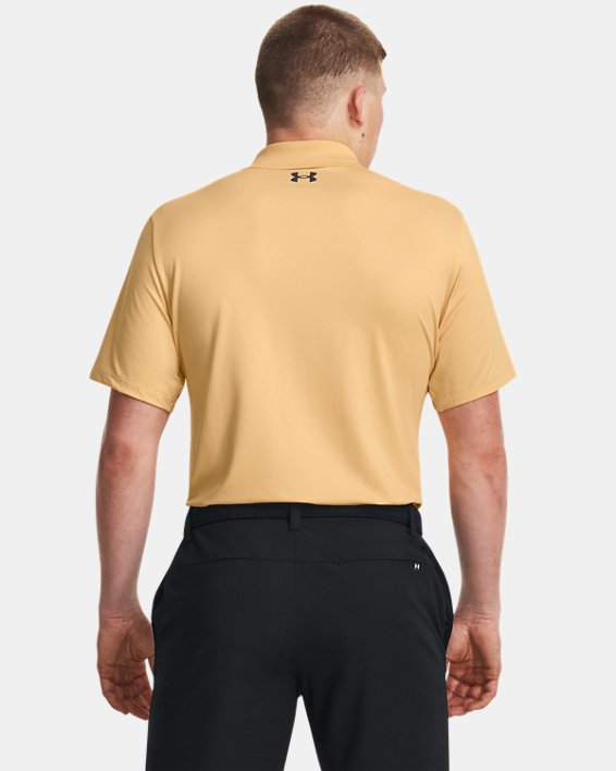 เสื้อโปโล UA Performance 3.0 สำหรับผู้ชาย in Yellow image number 1